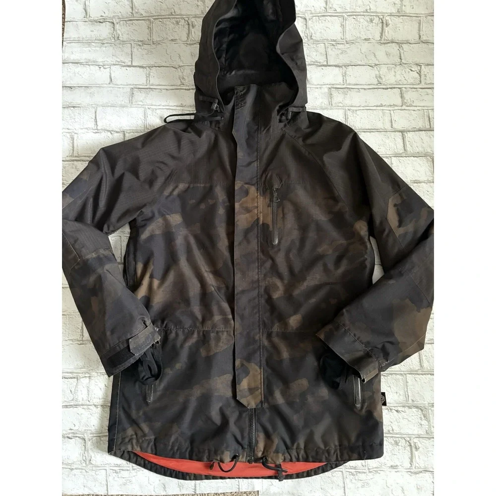 Armada Harlaut Insulated Ski Snowboard Jacket - Men's M Camo - Picture 2 of 11